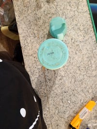 Sticlă aluminiu pentru copii SIGG WMB ONE 0,6 L, turcoaz deschis, cu model cu balene - cu urme de adeziv la bază (stare: vezi a 2-a imagine) 2