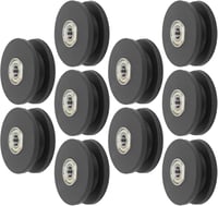 Fitnesz géphez való 50 mm-es nylon csapágyas görgő, 10 db-os szett 4