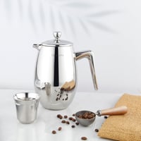 Easyworkz Nando duplafalú, hőszigetelt rozsdamentes acél francia kávéprés 700ml 5