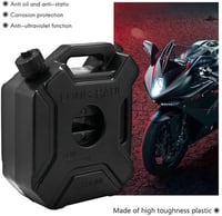 Fayrimi 5 Literes Fekete Üzemanyag Kanna Autóhoz és Motorhoz - Benzintartály Zárható Kivitel Kulccsal, Hordozható Tartalék Kanna 454464 3