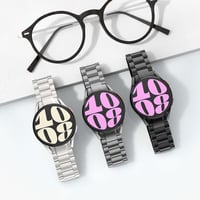 Samsung Galaxy Watch 6/5/4 MoKo Titán Fémszíj 20mm - Fekete 7