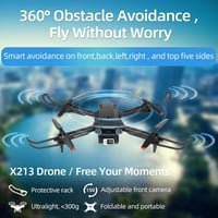Awaiymi X213 Összecsukható Mini Drón 1080P HD Kamerával - WiFi FPV Quadcopter Hordtáskával, 3 Sebességfokozat, 3D Flip Funkció, Gyerekeknek  5