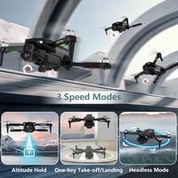 Toladrone TD12Pro Összecsukható Drón 1080P HD Kamerával - Kefenélküli Motorok, Optikai Pozicionálás, Fejnélküli Mód, Kezdőknek és Haladóknak 5