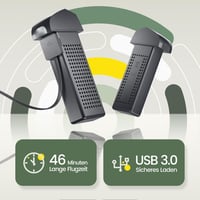 Holy Stone HS175D Összecsukható GPS Drón 4K Kamerával - 46 Perces Repülési Idő, Követés Funkcióval, Kefe Nélküli Motor, Kezdőknek és Profikn 5
