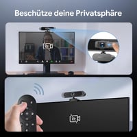 DEPSTECH DW49 Pro 4K Webkamera Távirányítóval - Ultra HD Felbontás, Windows és Mac Kompatibilis, Asztali Videóhívásokhoz 6
