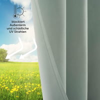 Blumtal sötétítő függöny szett - Hőszigetelő, fényáteresztést gátló, zöld, 225x140 cm, 2 db 2