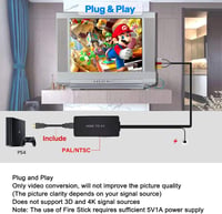 AMANKA HDMI-RCA AV Átalakító Kábellel - 1080P Videó-Audió Konverter TV/DVD/PS2/PS3/Wii Készülékekhez, PAL/NTSC Támogatással 2