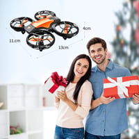 4DRC V8 Mini Gyerek RC Dron 720P HD Kamera, Fekete-Narancssárga Quadcopter Kézvezérléssel, Magasságtartás, 3D Flip, Könnyű Stunt 9