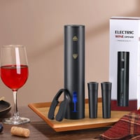 ZOYIDOUX 4 az 1-ben USB-s elektromos bornyitó készlet, alumínium, ajándék borkedvelőknek 7