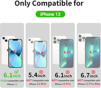 iPhone 13/14 Fekete Ütésálló Tok Beépített Állvánnyal 7