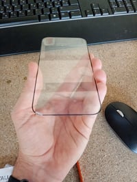 Husă tip bumper din metal Eastcoo pentru iPhone 17 Pro, portocalie, 6,3 inchi, ramă din aluminiu — folie de protecție a ecranului murdară (stare: vezi a 2-a imagine) 3