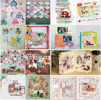 Vintage Scrapbook és Origami Papír Csomag - 12 Minta, 24 Lap 7