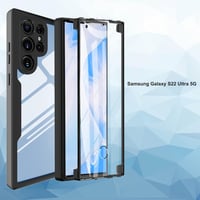 Samsung Galaxy S22 Ultra 5G átlátszó 360 fokos védőtok beépített kijelzővédővel - WeiCase 7