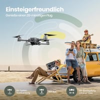 Holy Stone HS440D GPS Drón 4K Kamerával Kezdőknek, 20 Perces Repülési Idő, Követés Funkcióval, Automatikus Visszatérés, 5G FPV Átvitel, Össz 6