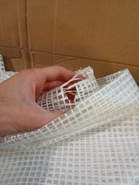 Home It Garden prozirna PE cerada 4x8 m, 120 g/m², vodootporna, otporna na UV zračenje, ojačana — cerada poderana na 2 mjesta (stanje: vidi drugu sliku) 2