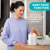 Chicco Cumisüveg és Bébiétel Melegítő 3 Programmal, Automatikus Kikapcsolás, 1 Órás Melegen Tartás, Fehér, Újszülött Kortól 5
