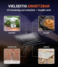 EH Design GmbH Akril Plexi Üveglap 30x30 cm - UV Védelemmel, Törésálló, Átlátszó, 2 mm Vastag, Dekorációhoz és Kijelzőkhöz 3