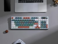 RK ROYAL KLUDGE S98 Mechanikus Billentyűzet Okos Kijelzővel, 96% Vezeték Nélküli, Bluetooth/2.4G/USB-C, Hot-Swap, Agyag Zöld - Clay Green 8