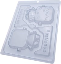 BWB Frankenstein Szilikon Sütőforma Édességekhez 90-150g 3