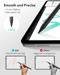 ESR Find My Pen iPad Digitális Ceruza - "Hol van?" funkcióval, Dőlés Érzékelővel, Gyorstöltéssel - iPad 11/10/9/8, Air 13/11, Pro 13/12.9/11 7