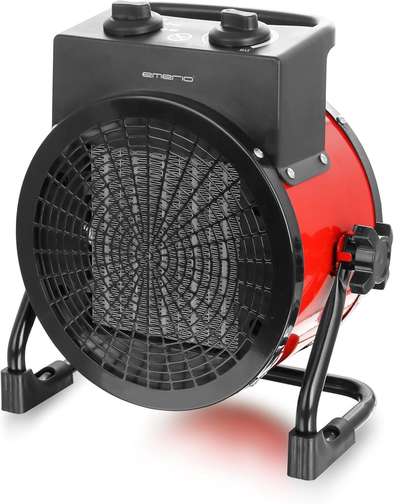 Emerio 3000W Turbó Kerámia Hősugárzó - Túlmelegedés Elleni Védelemmel