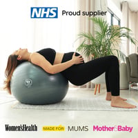 BABYGO® Kismama Fitnesz Labda 65cm - Nude Színű, Irodai és Jógahasználatra, 1000kg Teherbírású 4