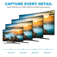 DP 1.4 Kábel 8K@60Hz 4K@144Hz 32.4Gbps Nylon Fonott - Újracsomagolt 8
