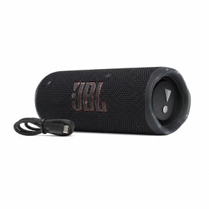 JBL Flip 6 prijenosni Bluetooth zvučnik crni, vodootporan, dvosistemski — neispravan, za dijelove: ne uključuje se (stanje: vidi 2. sliku)