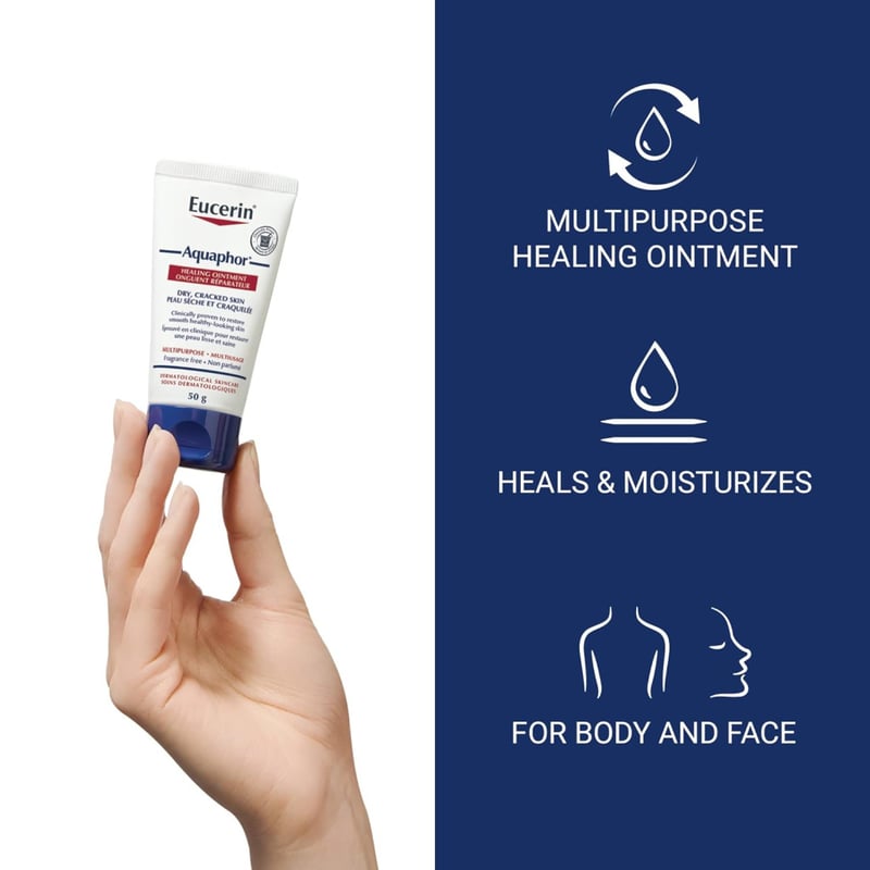 Aquaphor Gyógyító Kenőcs 50ml - Intenzív Bőrápoló Balzsam