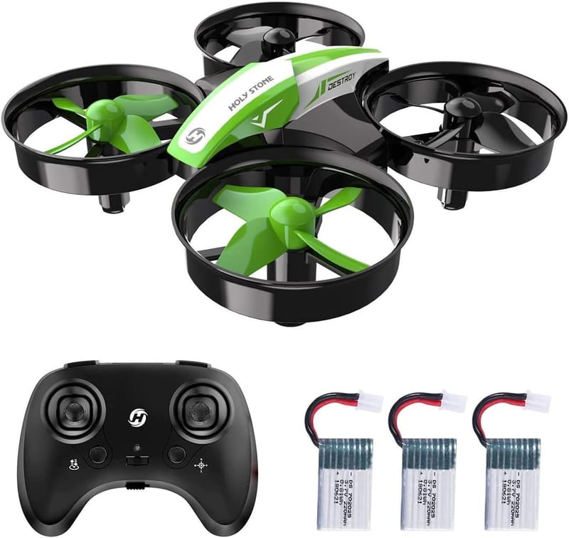 Holy Stone HS210 Mini Drón Gyerekeknek és Felnőtteknek - Beltéri RC Quadcopter 3D Flip Funkcióval, Lebegés Üzemmóddal, 3 