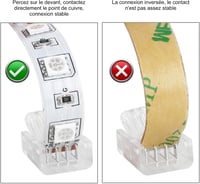 GTIWUNG 10 méteres LED hosszabbító kábel 4-tűs csatlakozóval, 5050 3528 2835 LED szalagokhoz, forrasztásmentes RGB kompatibilis DIY megoldás 4