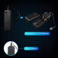Villogó LED Neon Szemüveg - Flintronic Partykellék Fesztiválokra, Halloweenre 5