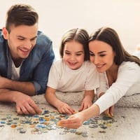 Bweissth 1000 darabos tóparti naplemente puzzle - Felnőtteknek és tinédzsereknek, poszterrel 5