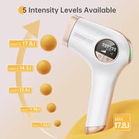 IPL Lézeres Szőrtelenítő Készülék 600NM, 999900 Villanással, 5 Fokozattal 5