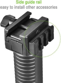 OTraki állítható magasságú bipod markolat, QD Picatinny sínre, airsoft puskához 3