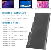 HP EliteBook és ZBook akkumulátor - ASUNCELL CM03 nagy kapacitású laptop akku 2