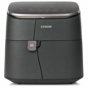 COSORI TurboBlaze XXL friteza na vrući zrak 6L, 9 u 1, DC — neispravno, djelomično radi: prednji dio je napuknut na dva mjesta (stanje: vidi 2. sliku)