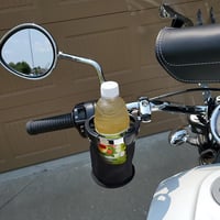 Bewinner Pohártartó Motorkerékpárhoz - 360° Forgatható Univerzális Tartó Harley Davidson, ATV, Kerékpár 7/8"-1/4" Kormányra, Babakocsihoz 6