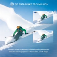 Apexcam 4K 20MP Akciókamera - Vízálló 40m, WiFi, EIS Képstabilizátor, Külső Mikrofon, 170° Látószög, 2.4G Távirányító, 2 Akkumulátor 4