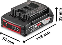 Bosch 18V-os 2.0Ah ProCore akkumulátor - Professional rendszerhez 6