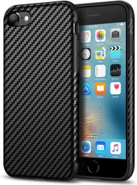 iPhone 7/8/SE Szürke-Fekete Csíkos Szilikon Védőtok 1