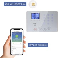 Wolf Guard 4G WiFi Okos Riasztórendszer, Alexa Kompatibilis, 120dB Hangos Sziréna, Mobil Applikációval Vezérelhető, Akkumulátoros Biztonsági 3