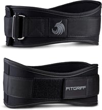 Fitgriff V2 Súlyemelő Öv - Fekete, M méret - Edzőtermi Edzéshez, Crossfithez 1