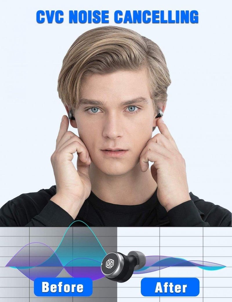 Nillkin Bluetooth Fülhallgató - 65 Órás Akksi, Zajszűrős, Vízálló