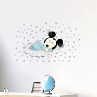 Kibi XXL Mickey és Minnie egér falmatrica gyerekszobába - 2 darabos készlet 7