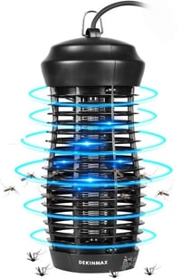 DEKINMAX 6W Fekete Elektromos Szúnyog- és Rovarirtó UV Lámpa 1