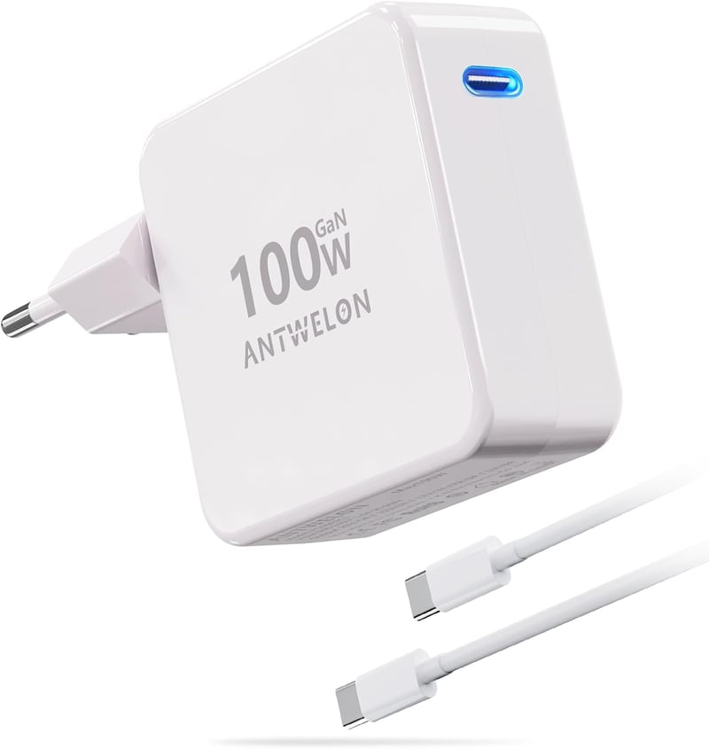 MacBook, Galaxy, Dell kompatibilis 100W GAN USB-C gyorstöltő
