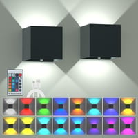 Távirányítós RGB Fali Lámpa 16 Színnel - Akkus, Mágneses 1