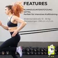 Kalahari Prémium Ellenálló Gumiszalag Szett Edzéstervvel - Fitness, Erősítés, Nyújtás 6
