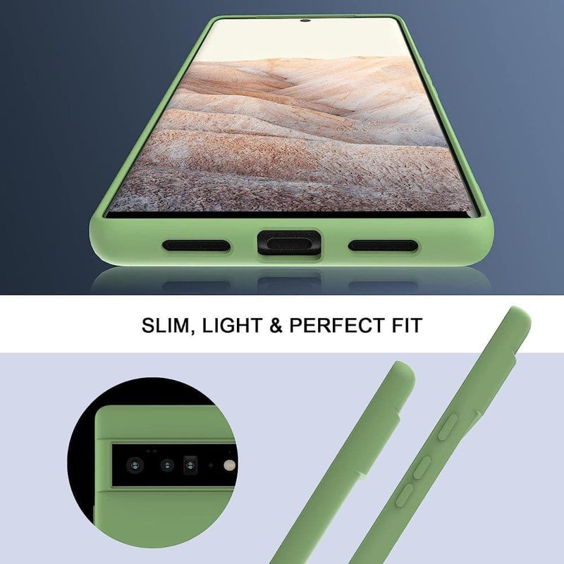 Google Pixel 6 Pro Zöld Védőtok Foluu Márkától